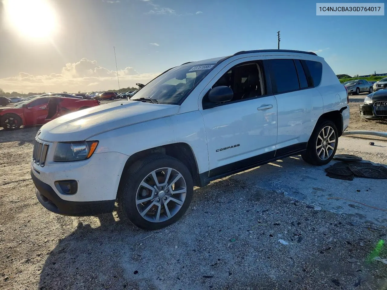 JEEP COMPASS 2016, VIN 1C4NJCBA3GD764017