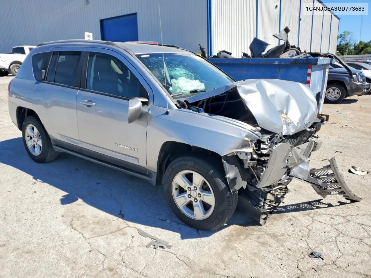 2016 JEEP COMPASS VIN 1C4NJCEA3GD773683 — фото 4