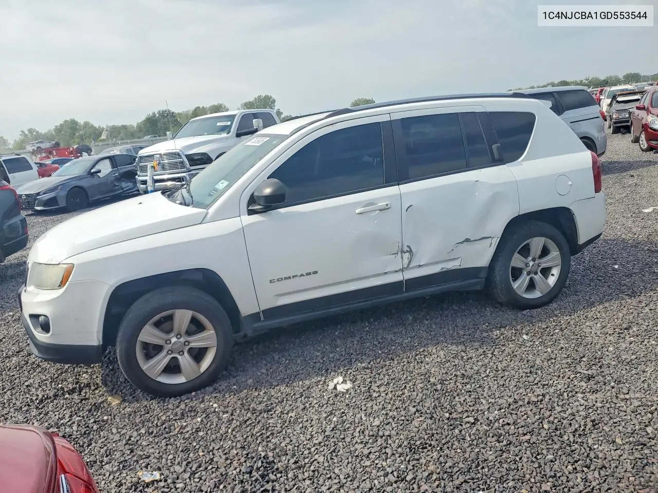 JEEP COMPASS 2016, VIN 1C4NJCBA1GD553544