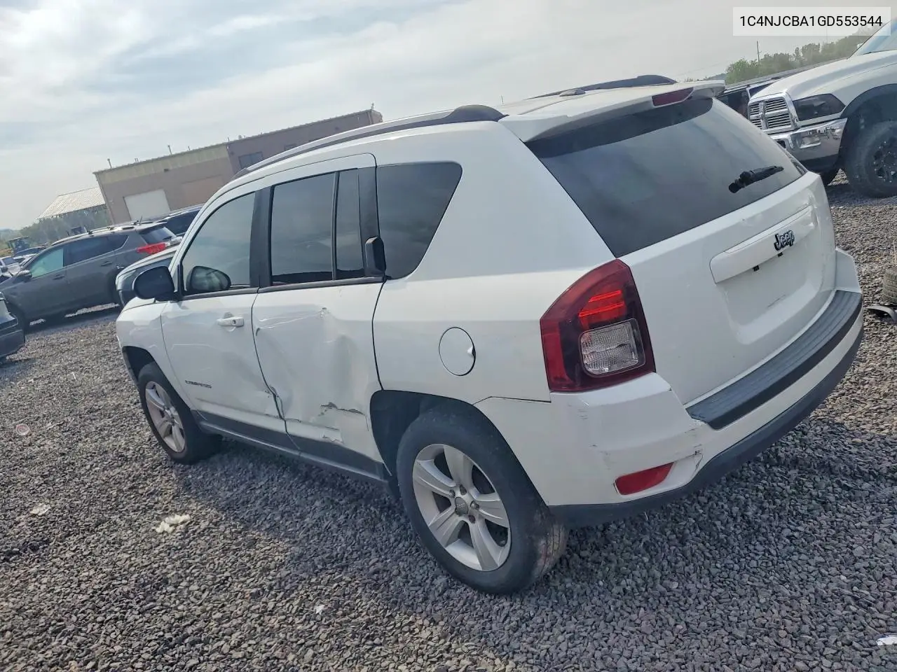 2016 JEEP COMPASS VIN 1C4NJCBA1GD553544 — фото 2