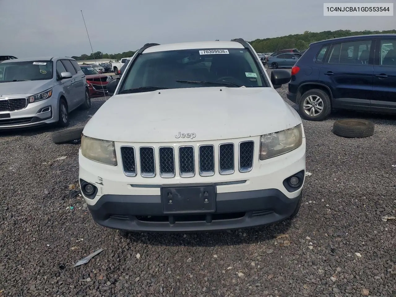 2016 JEEP COMPASS VIN 1C4NJCBA1GD553544 — фото 5