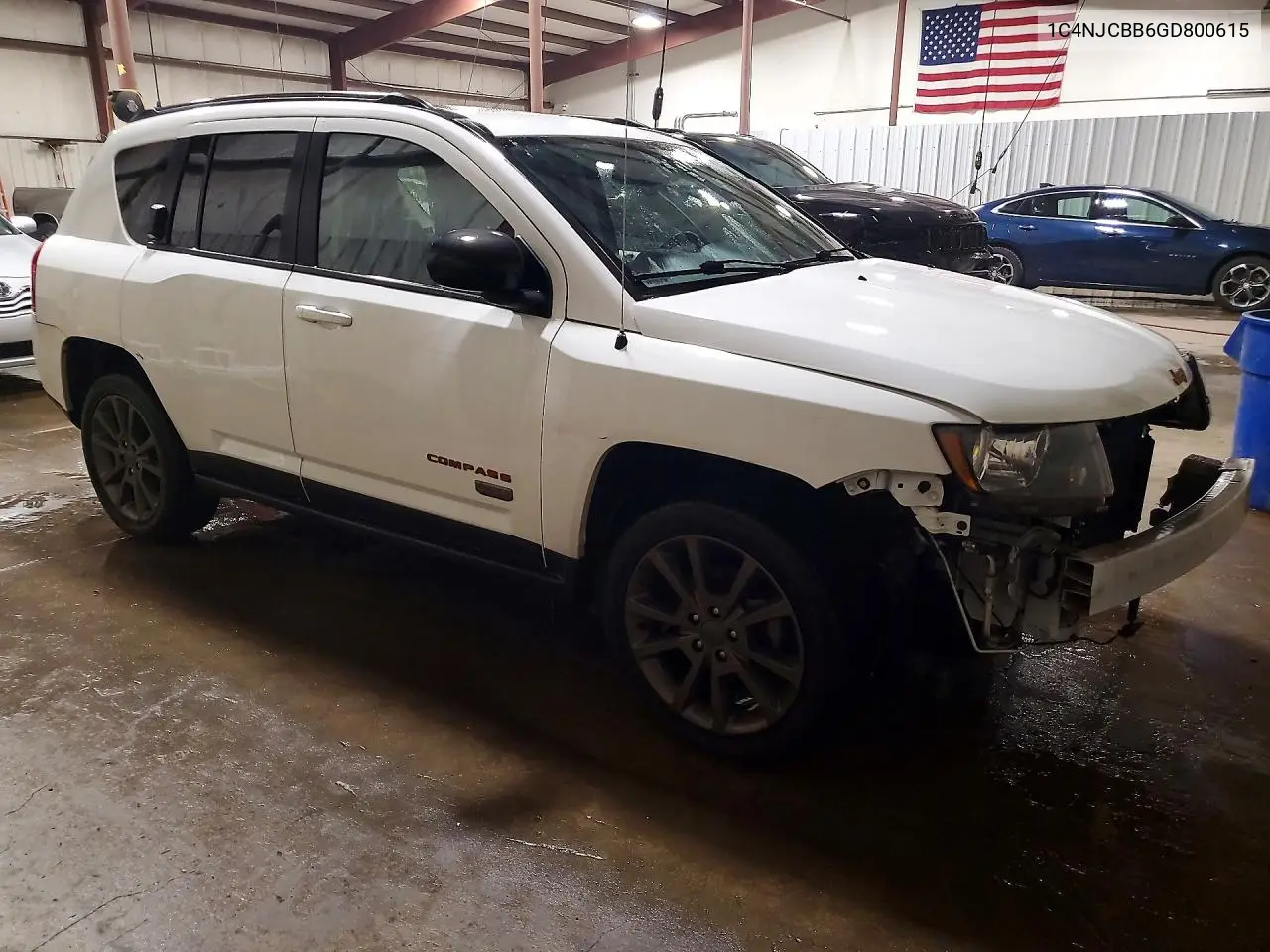 2016 JEEP COMPASS VIN 1C4NJCBB6GD800615 — фото 4