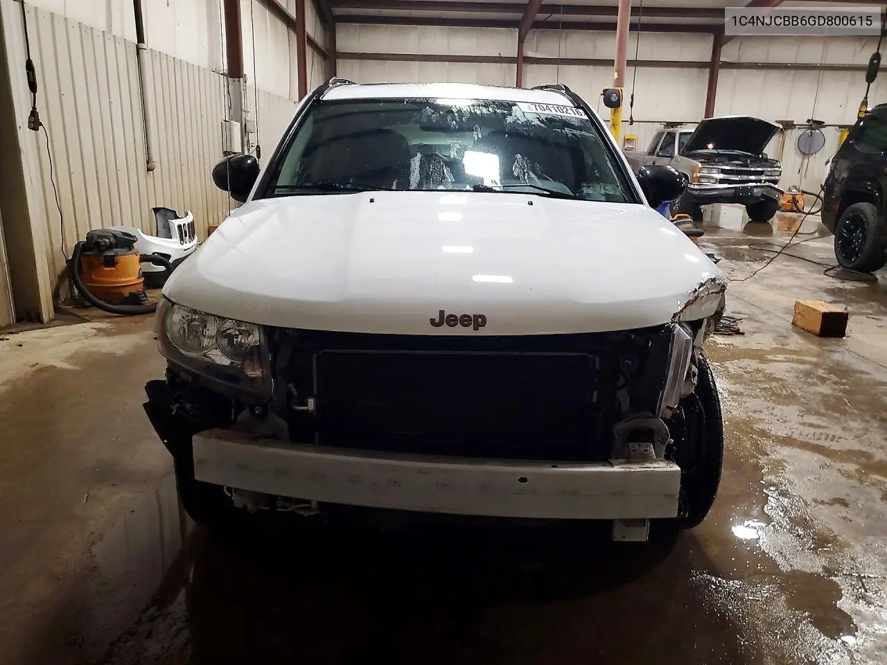 2016 JEEP COMPASS VIN 1C4NJCBB6GD800615 — фото 5
