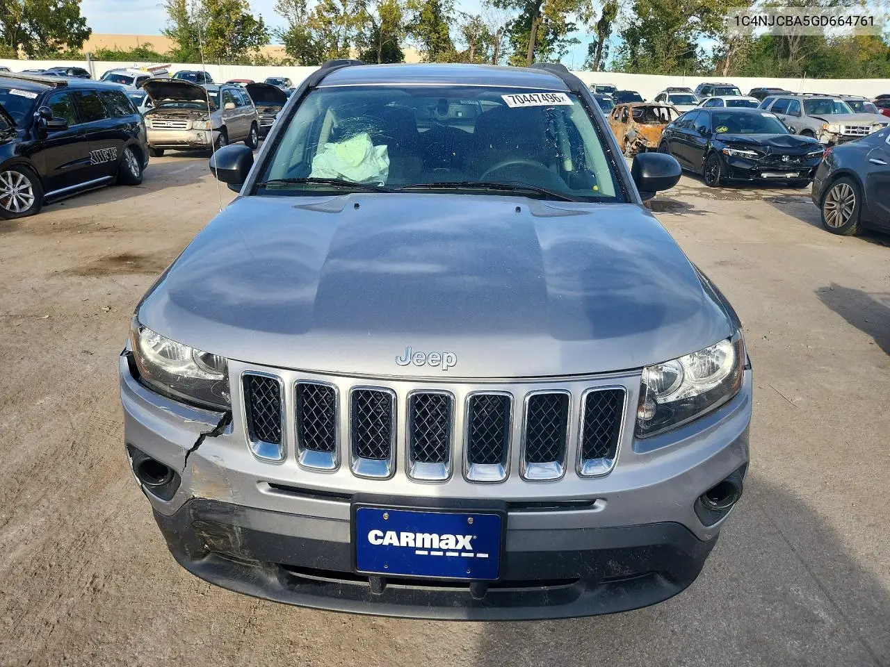 2016 JEEP COMPASS VIN 1C4NJCBA5GD664761 — фото 5
