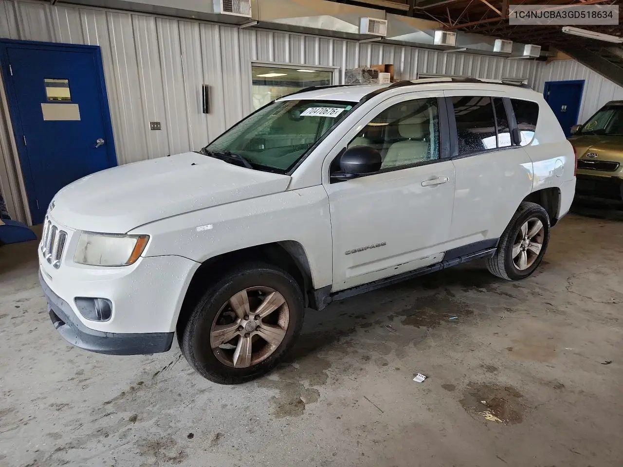 JEEP COMPASS 2016, VIN 1C4NJCBA3GD518634
