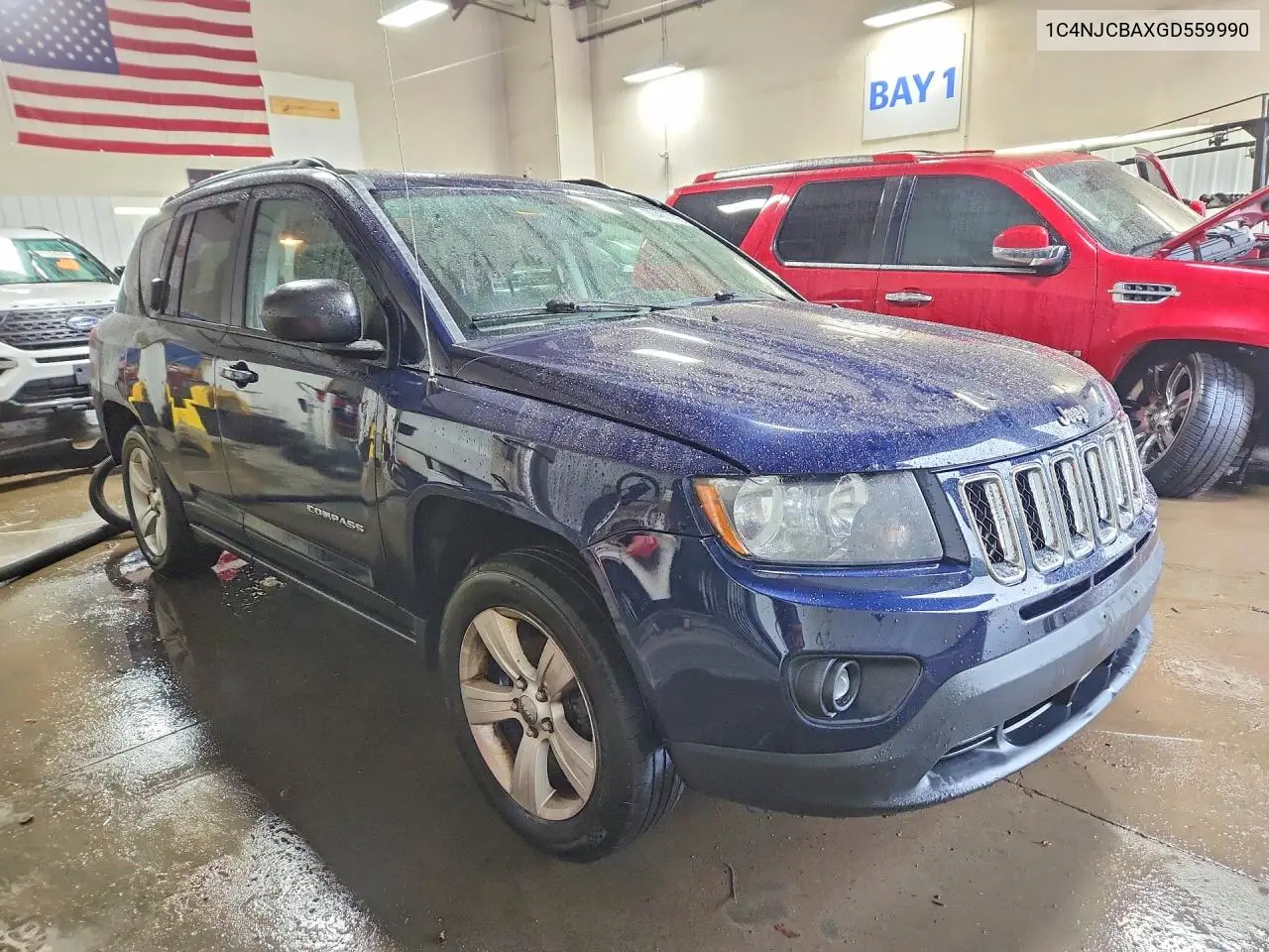 2016 JEEP COMPASS VIN 1C4NJCBAXGD559990 — фото 4