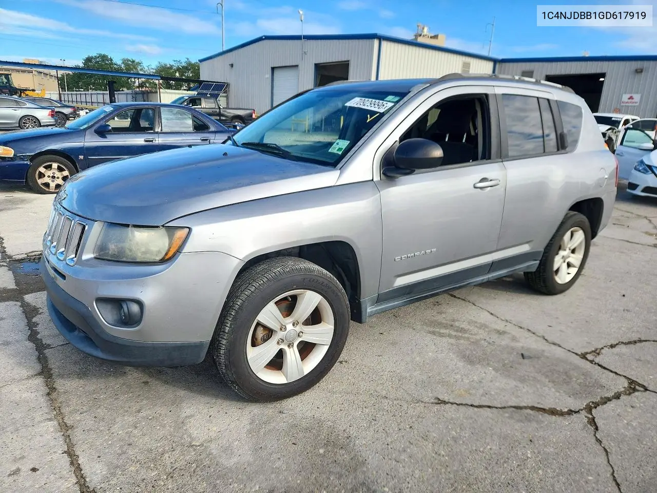 JEEP COMPASS 2016, VIN 1C4NJDBB1GD617919