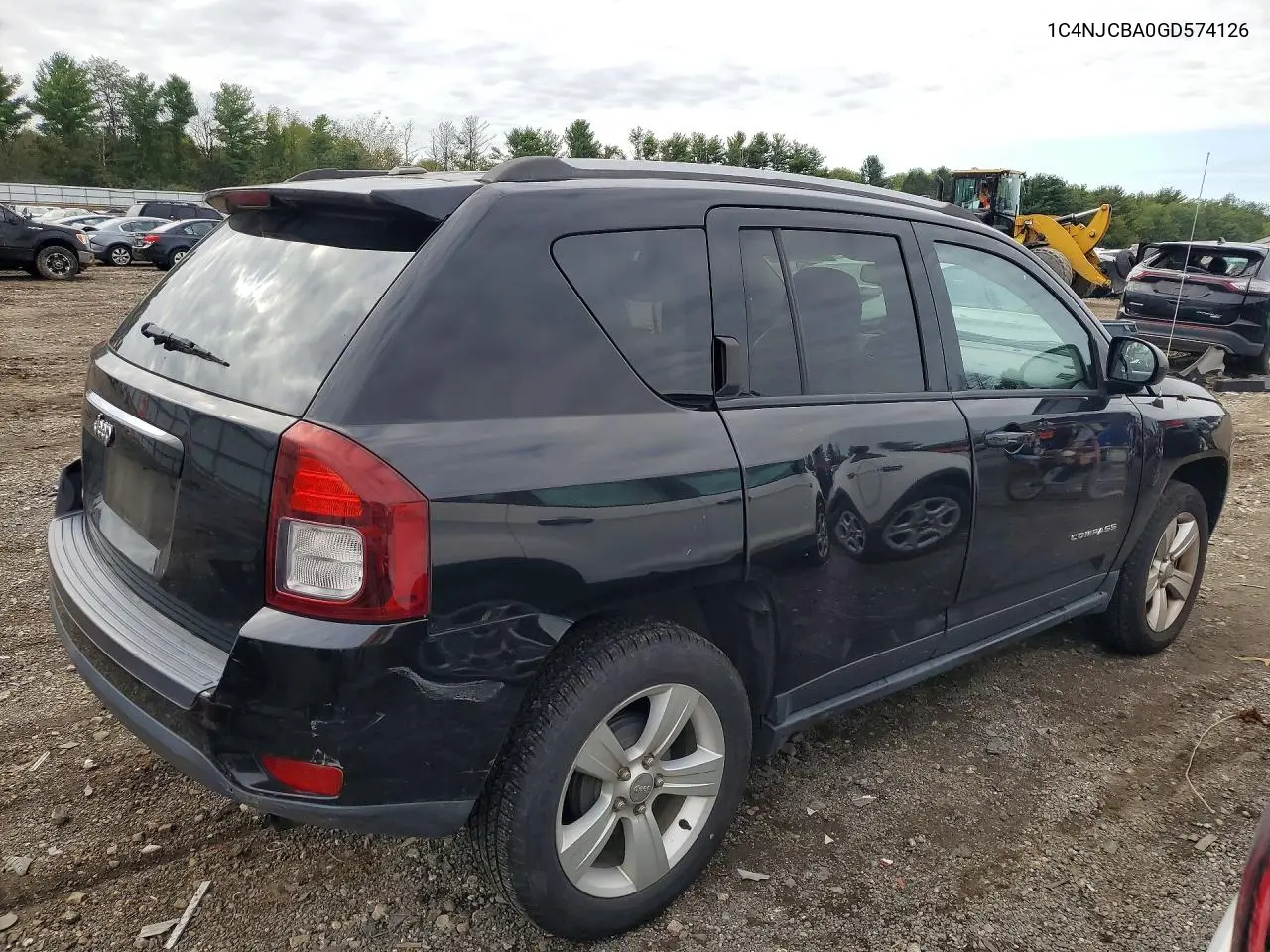 2016 JEEP COMPASS VIN 1C4NJCBA0GD574126 — фото 3