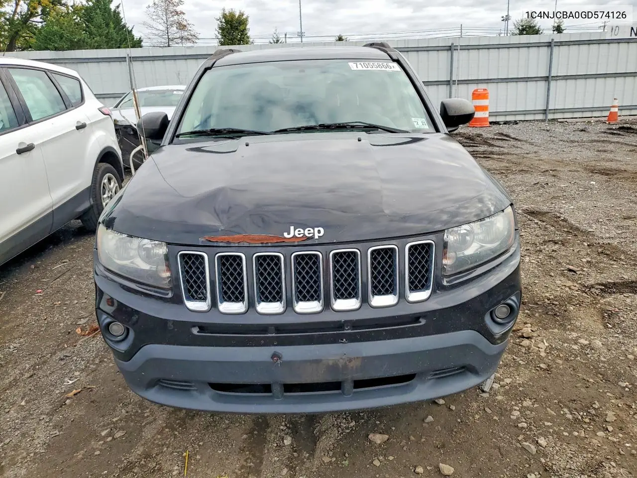 2016 JEEP COMPASS VIN 1C4NJCBA0GD574126 — фото 5
