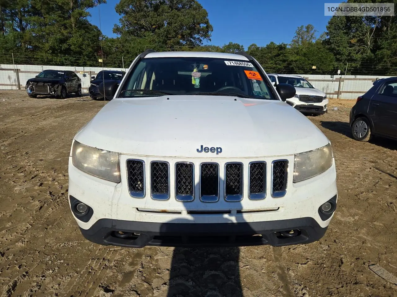 2016 JEEP COMPASS VIN 1C4NJDBB4GD501856 — фото 5