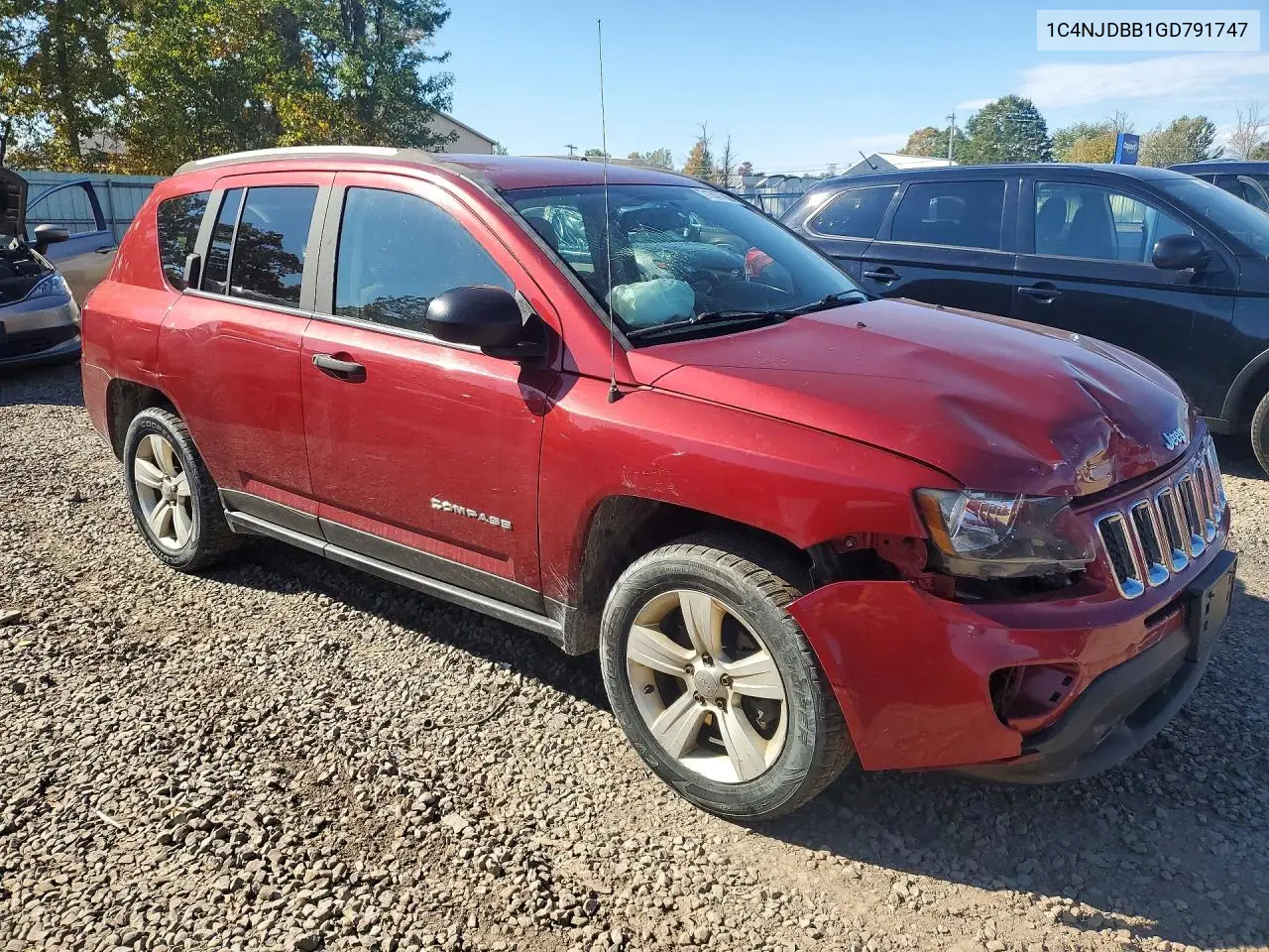 2016 JEEP COMPASS VIN 1C4NJDBB1GD791747 — фото 4