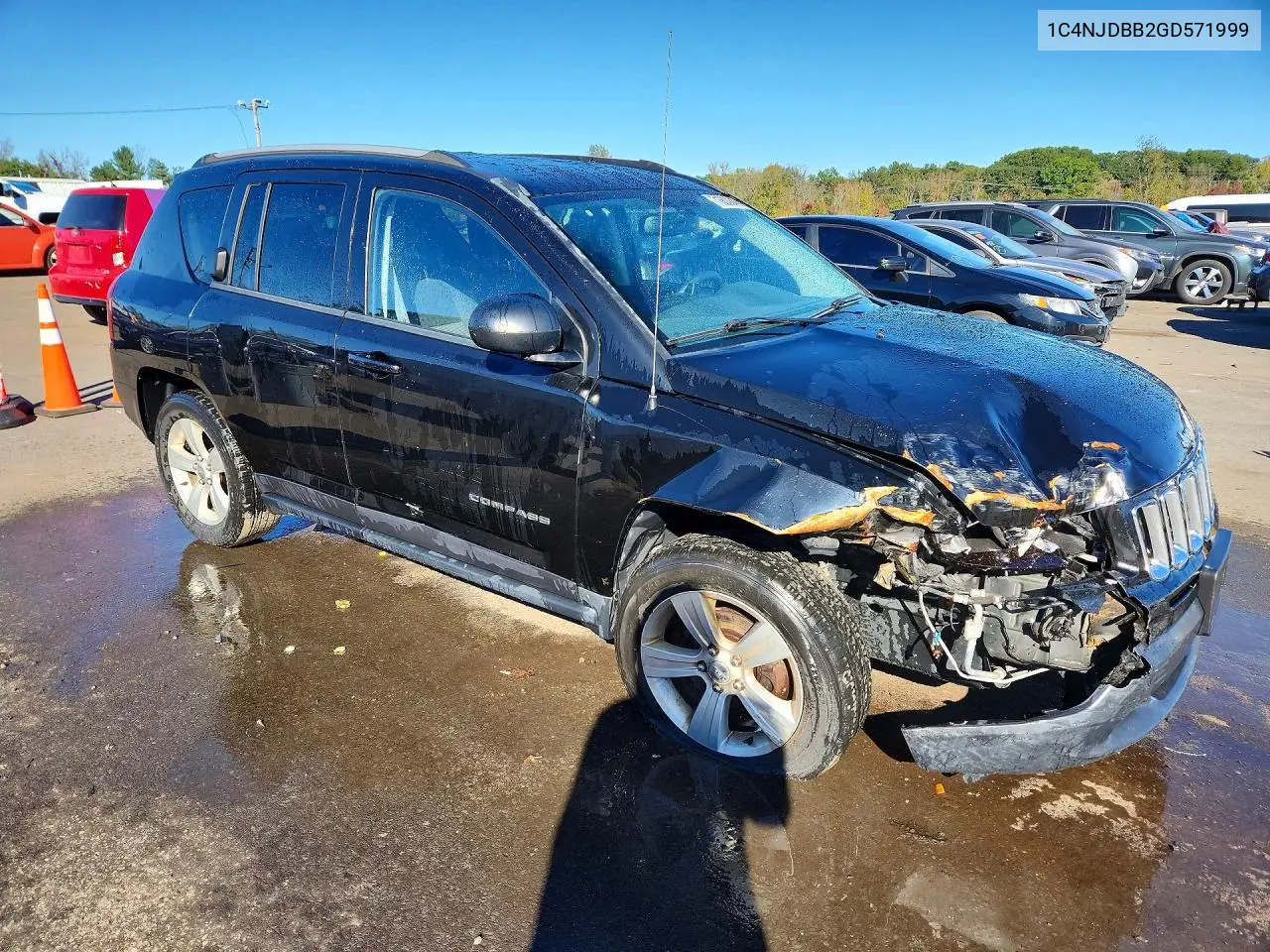 2016 JEEP COMPASS VIN 1C4NJDBB2GD571999 — фото 4