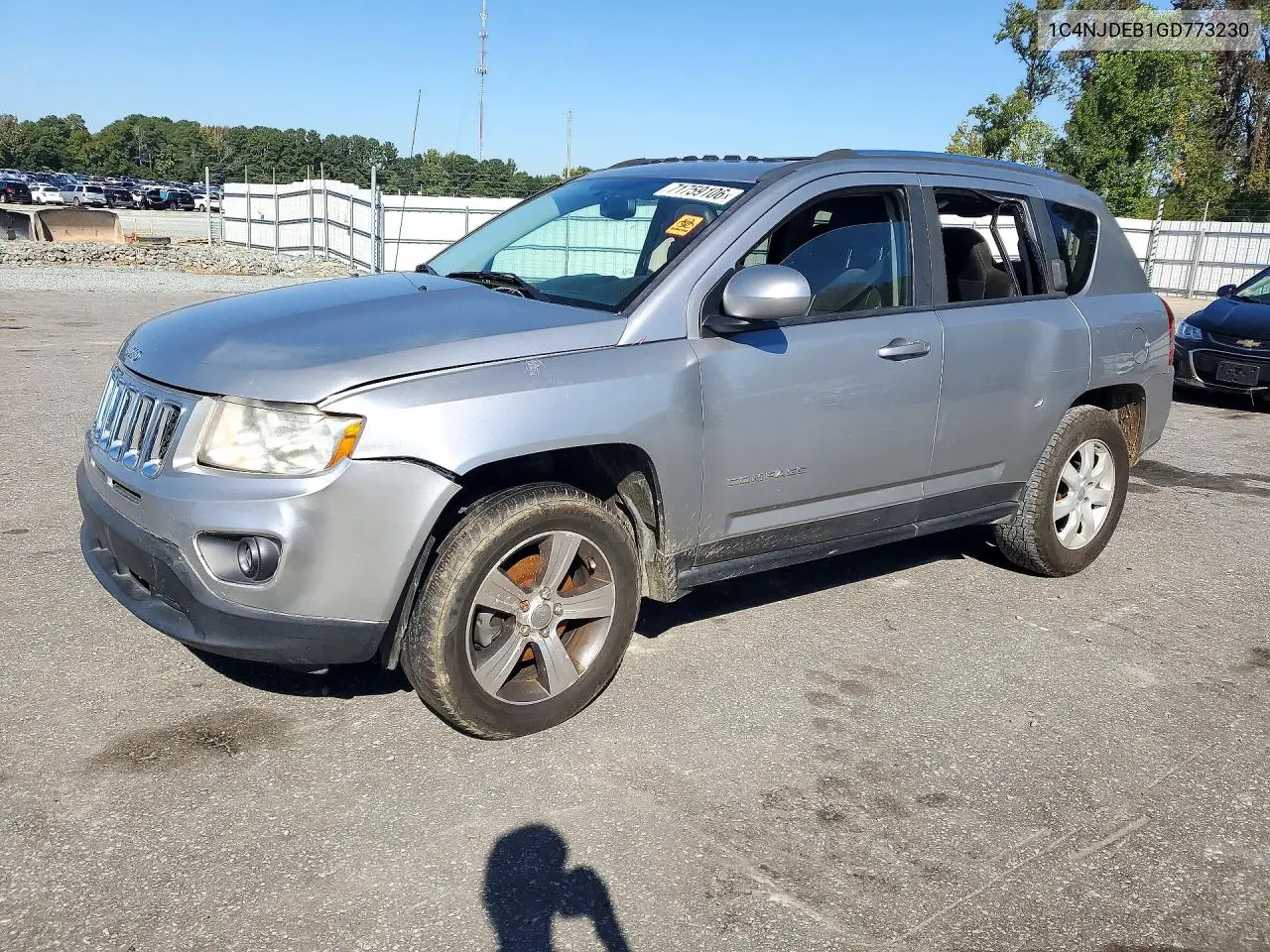 JEEP COMPASS 2016, VIN 1C4NJDEB1GD773230