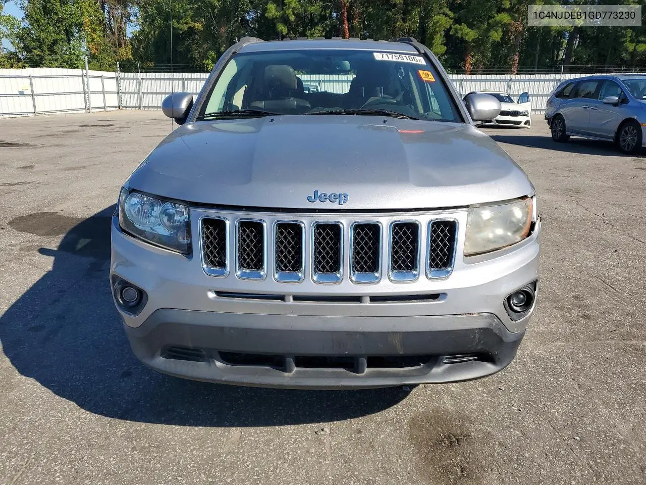 2016 JEEP COMPASS VIN 1C4NJDEB1GD773230 — фото 5