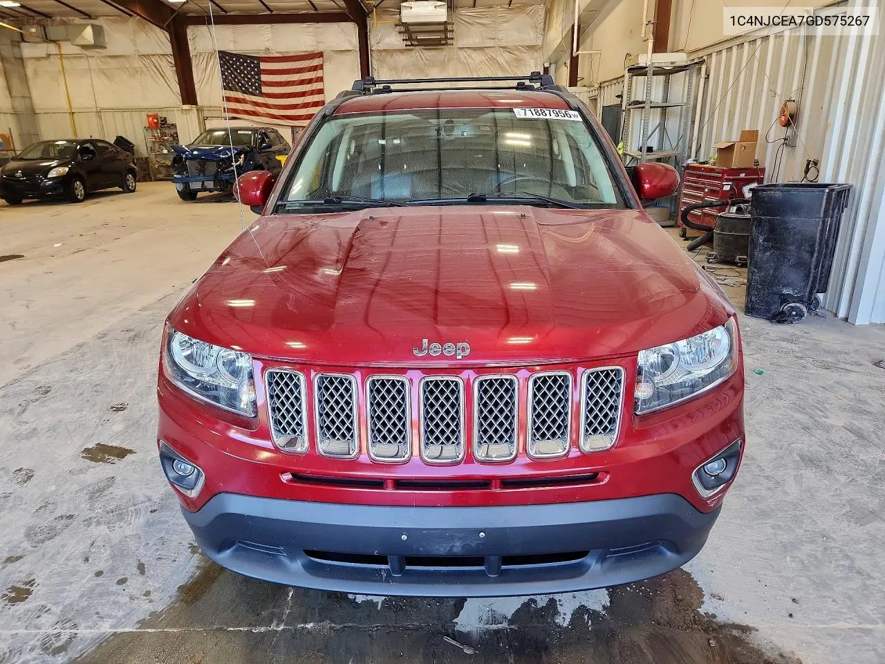 2016 JEEP COMPASS VIN 1C4NJCEA7GD575267 — фото 5