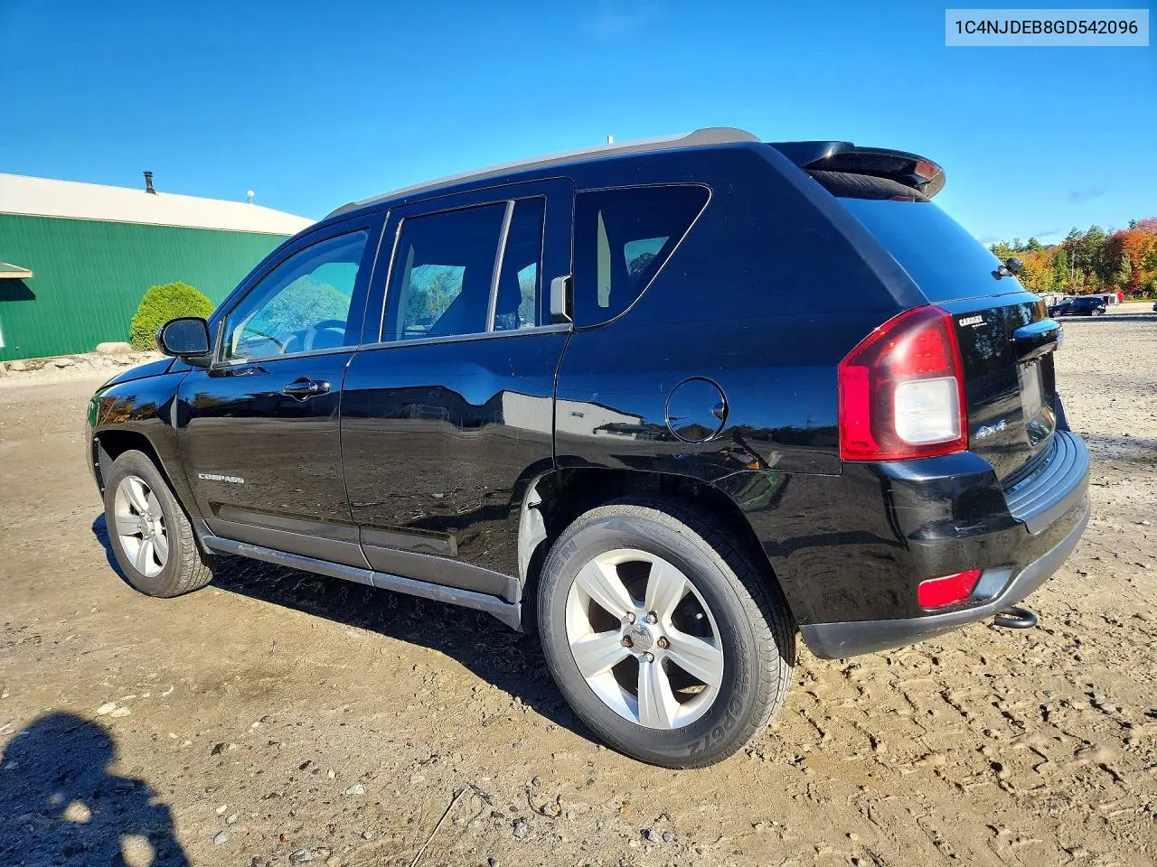 2016 JEEP COMPASS VIN 1C4NJDEB8GD542096 — фото 2