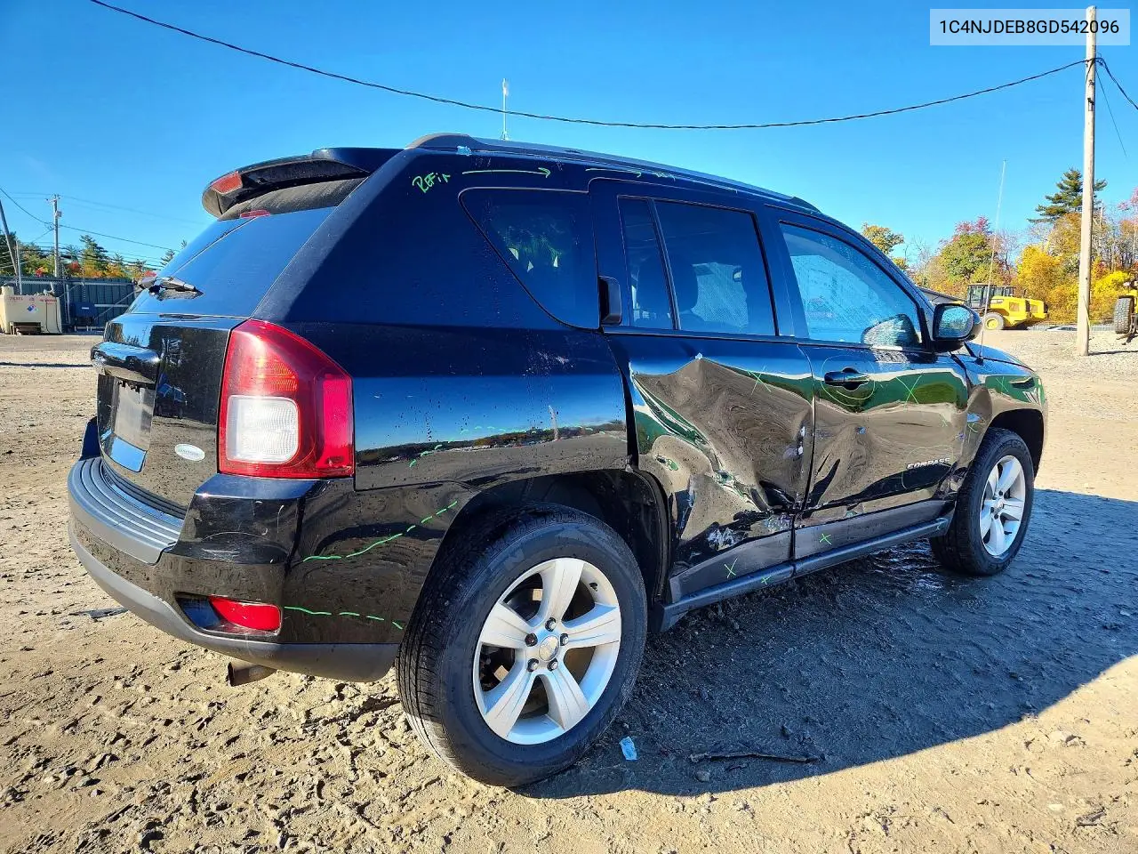 2016 JEEP COMPASS VIN 1C4NJDEB8GD542096 — фото 3