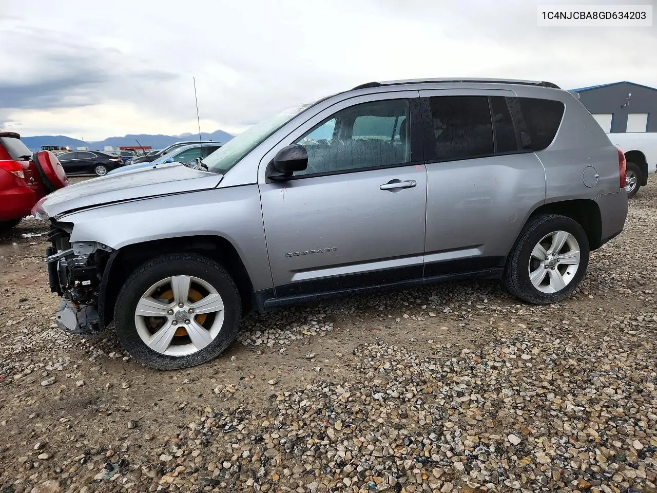 JEEP COMPASS 2016, VIN 1C4NJCBA8GD634203