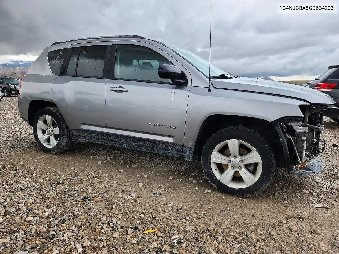 2016 JEEP COMPASS VIN 1C4NJCBA8GD634203 — фото 4