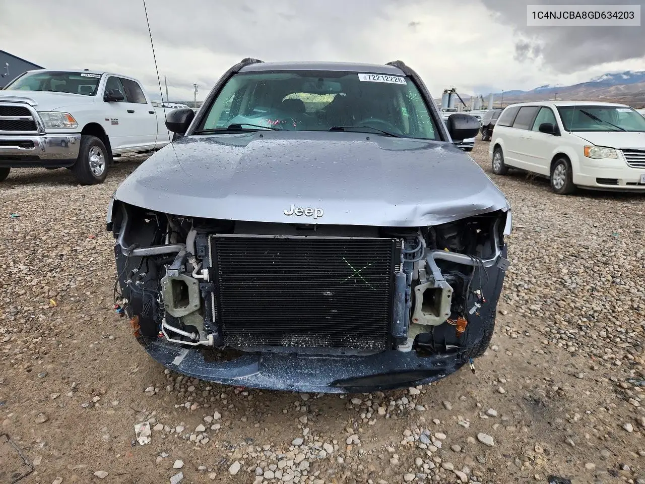 2016 JEEP COMPASS VIN 1C4NJCBA8GD634203 — фото 5