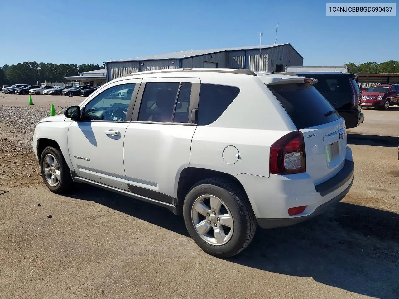 2016 JEEP COMPASS VIN 1C4NJCBB8GD590437 — фото 2