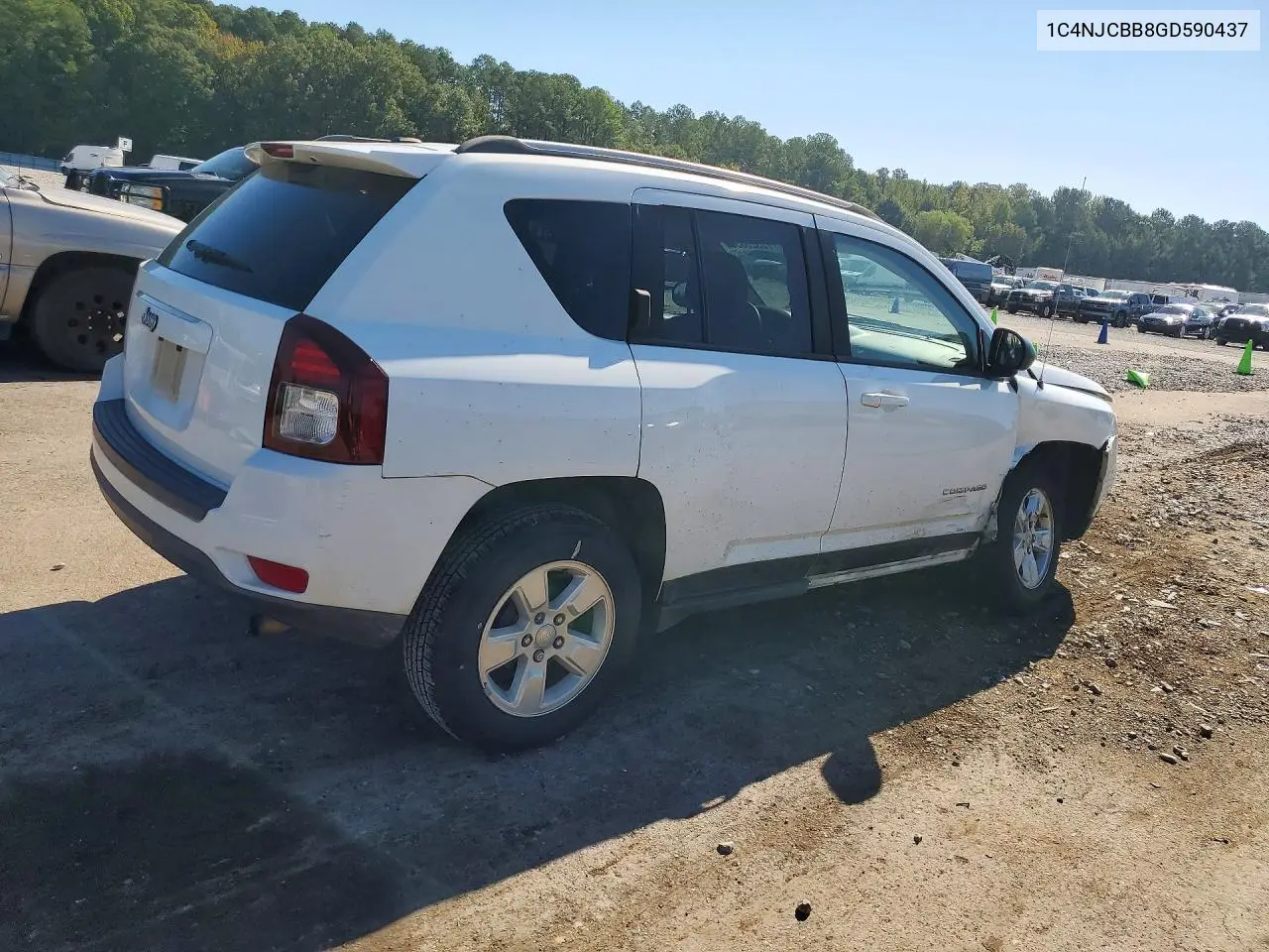 2016 JEEP COMPASS VIN 1C4NJCBB8GD590437 — фото 3