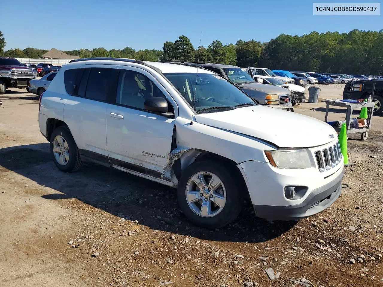 2016 JEEP COMPASS VIN 1C4NJCBB8GD590437 — фото 4