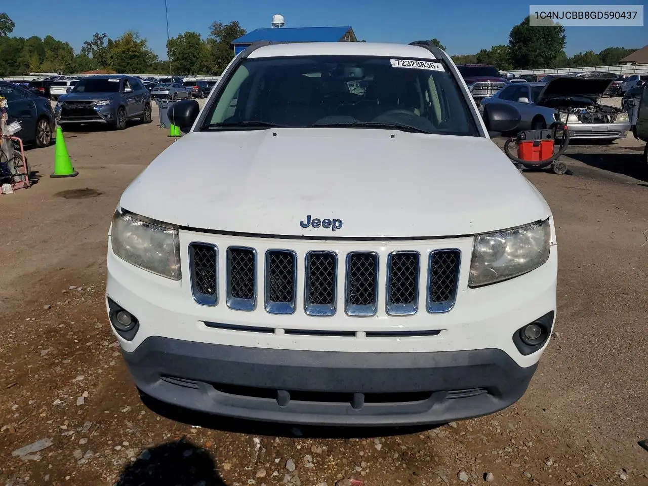 2016 JEEP COMPASS VIN 1C4NJCBB8GD590437 — фото 5