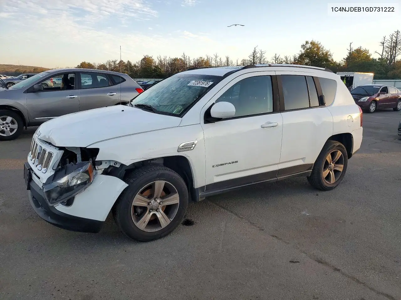 JEEP COMPASS 2016, VIN 1C4NJDEB1GD731222