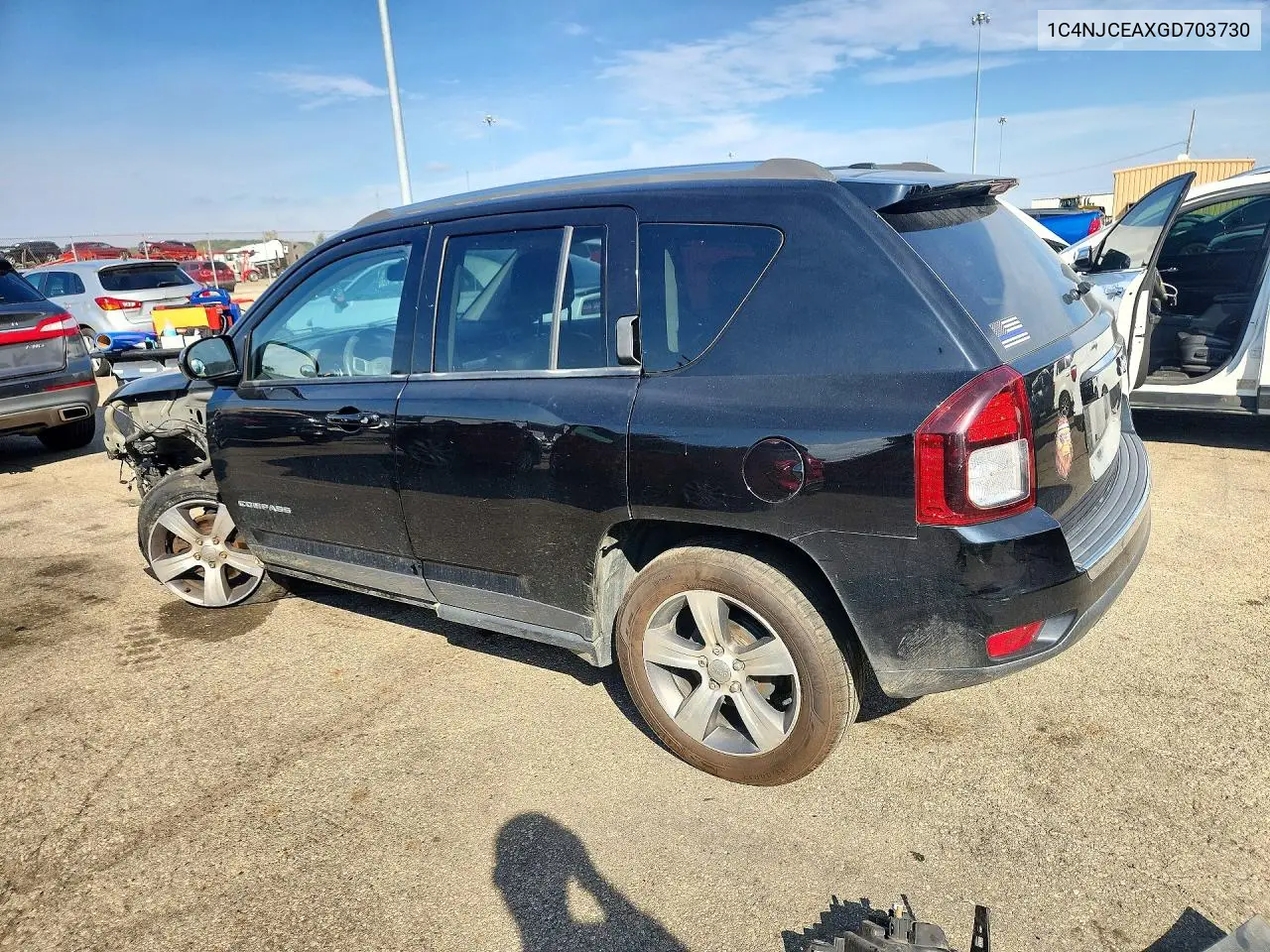 2016 JEEP COMPASS VIN 1C4NJCEAXGD703730 — фото 2