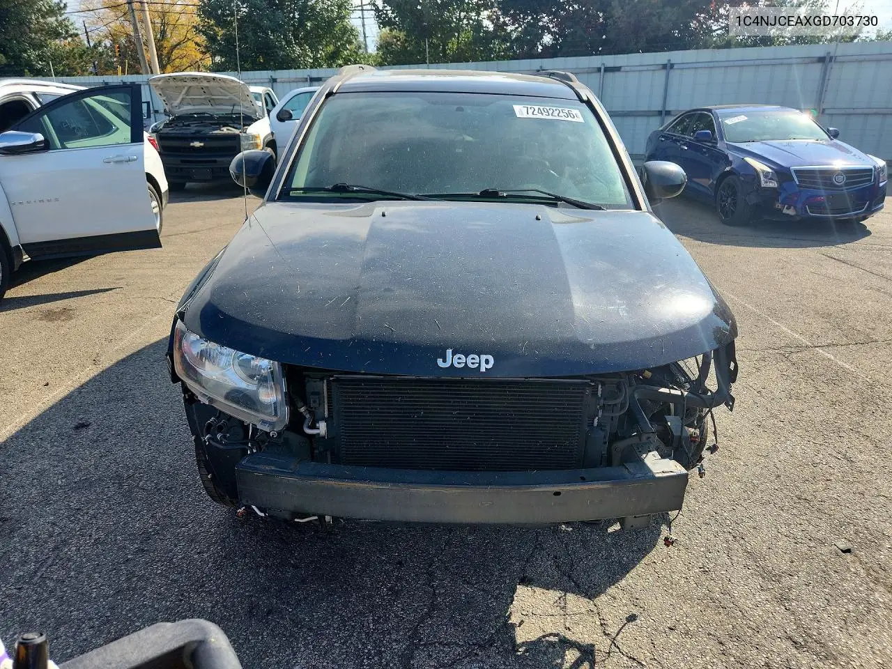 2016 JEEP COMPASS VIN 1C4NJCEAXGD703730 — фото 5