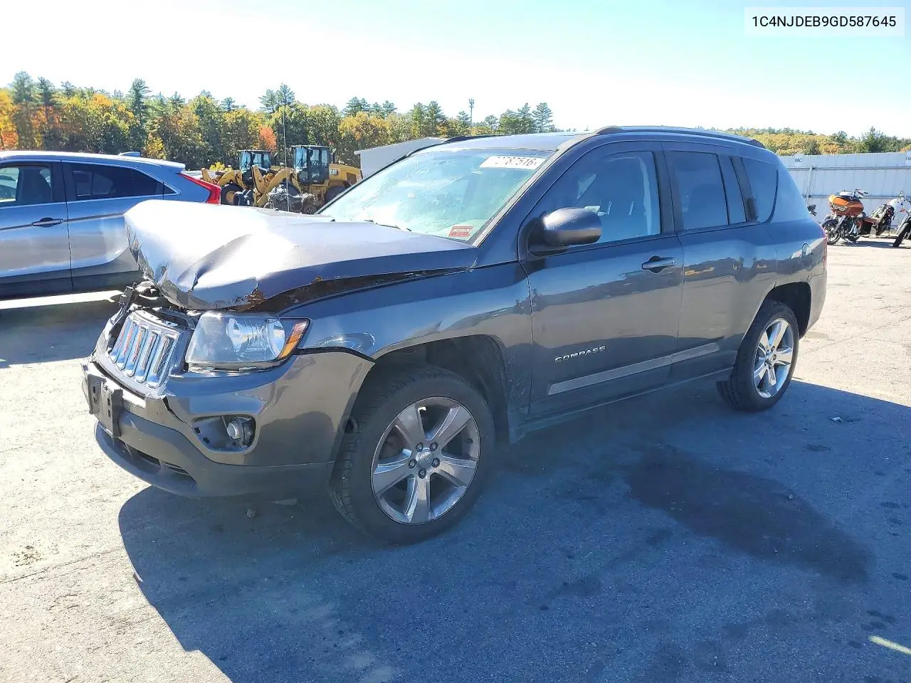 JEEP COMPASS 2016, VIN 1C4NJDEB9GD587645