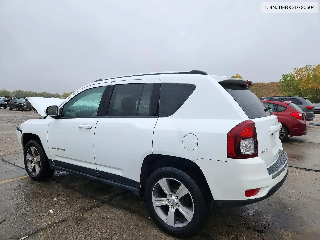 2016 JEEP COMPASS VIN 1C4NJDEBXGD730604 — фото 2