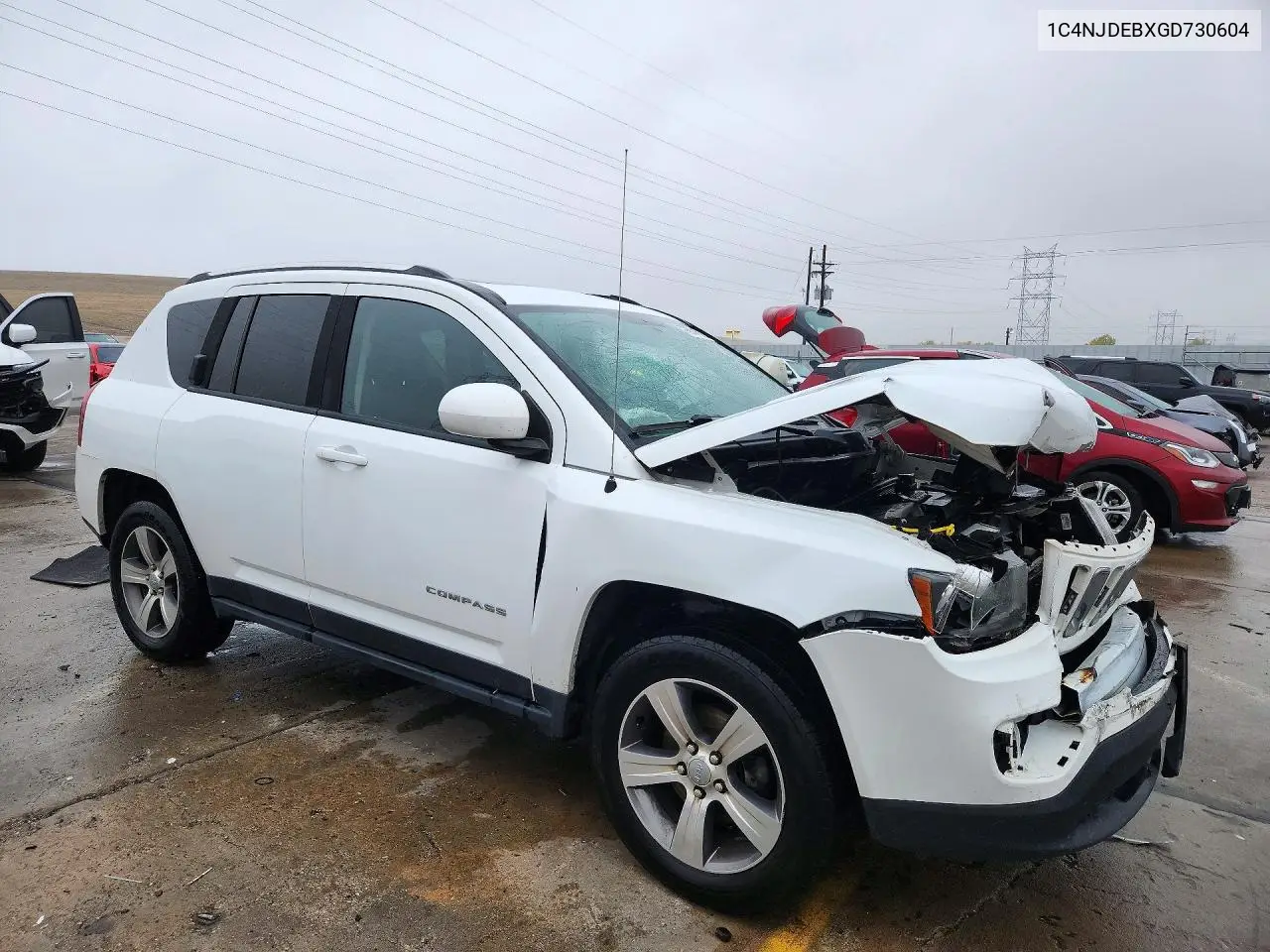 2016 JEEP COMPASS VIN 1C4NJDEBXGD730604 — фото 4