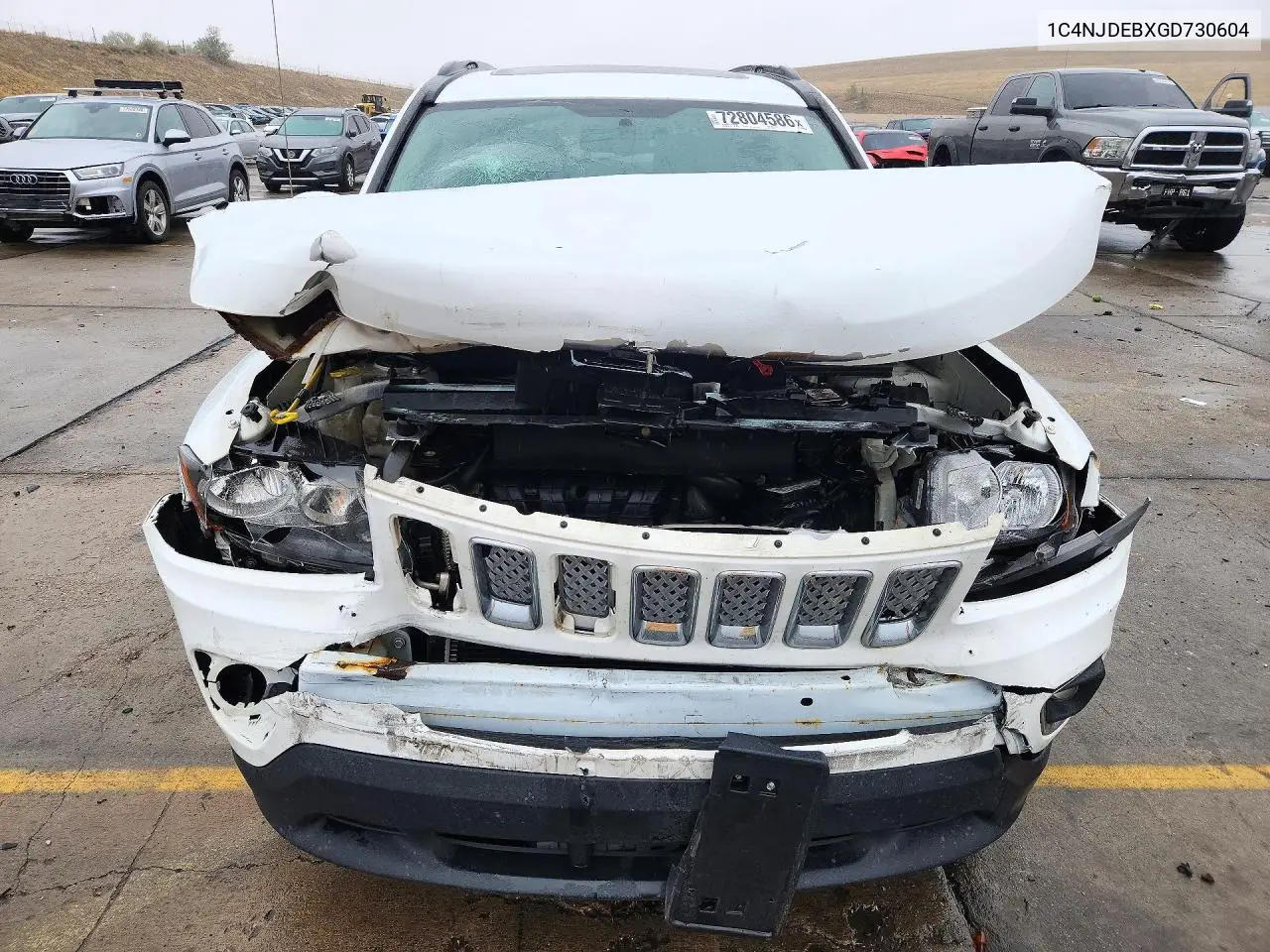 2016 JEEP COMPASS VIN 1C4NJDEBXGD730604 — фото 5