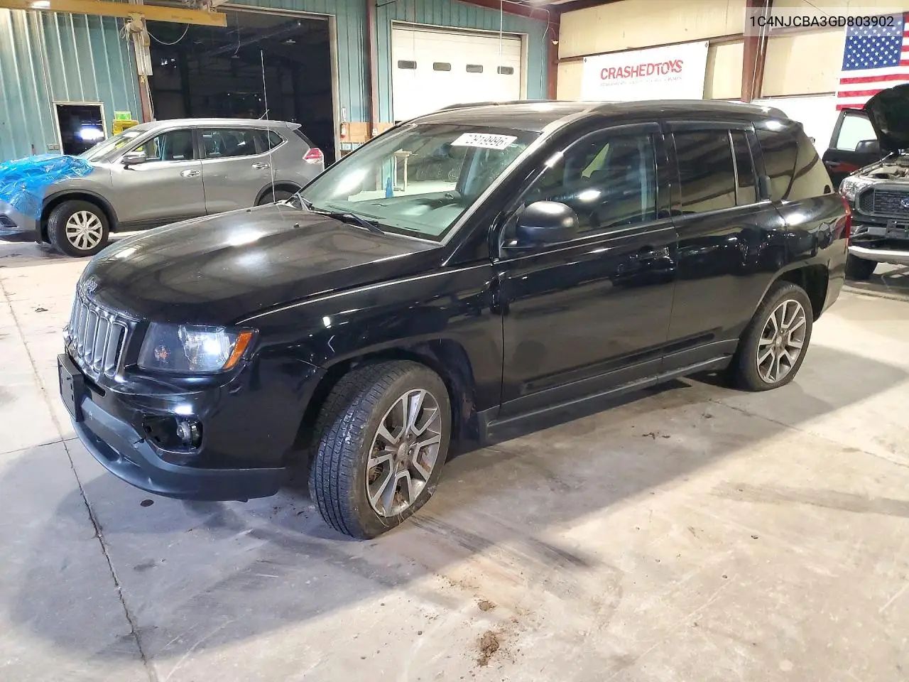 JEEP COMPASS 2016, VIN 1C4NJCBA3GD803902