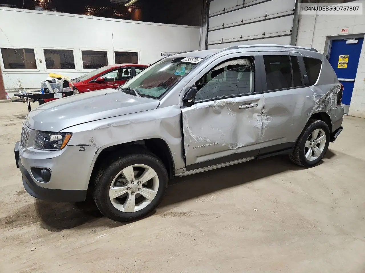 JEEP COMPASS 2016, VIN 1C4NJDEB5GD757807
