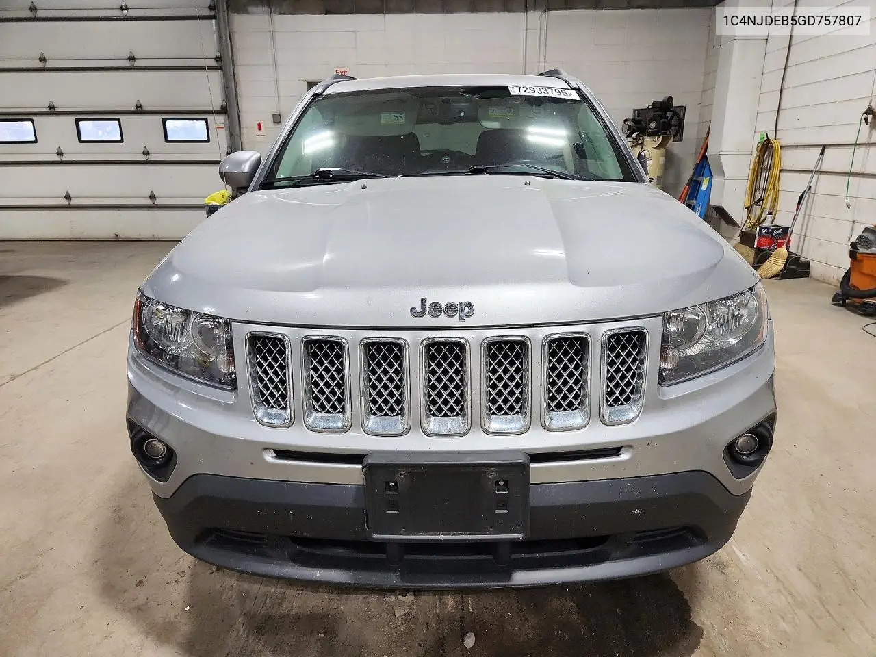 2016 JEEP COMPASS VIN 1C4NJDEB5GD757807 — фото 5