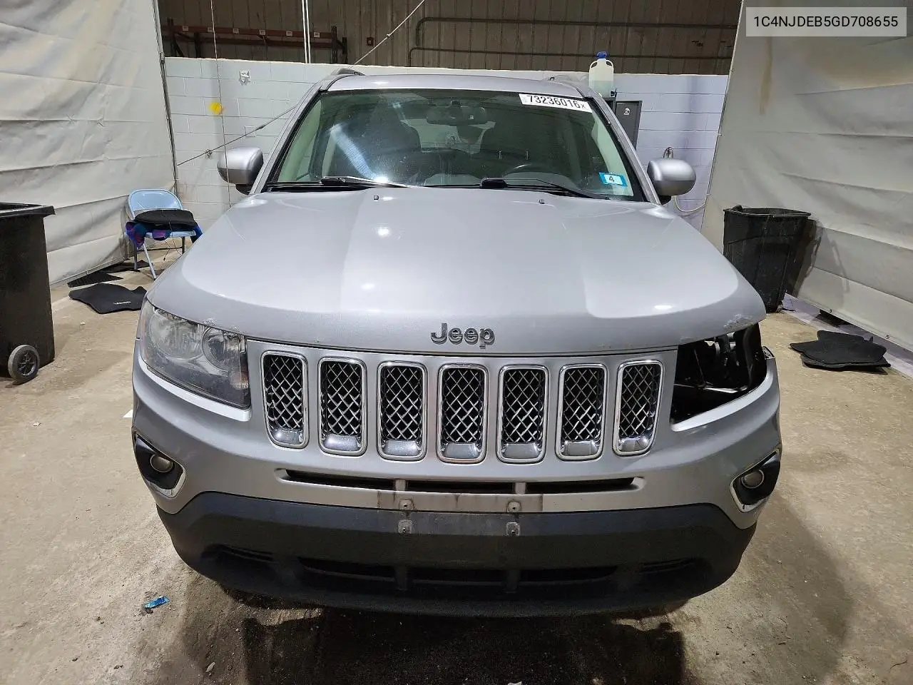 2016 JEEP COMPASS VIN 1C4NJDEB5GD708655 — фото 5