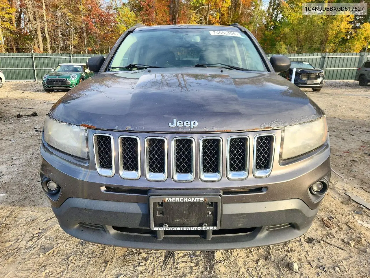 2016 JEEP COMPASS VIN 1C4NJDBBXGD617627 — фото 5