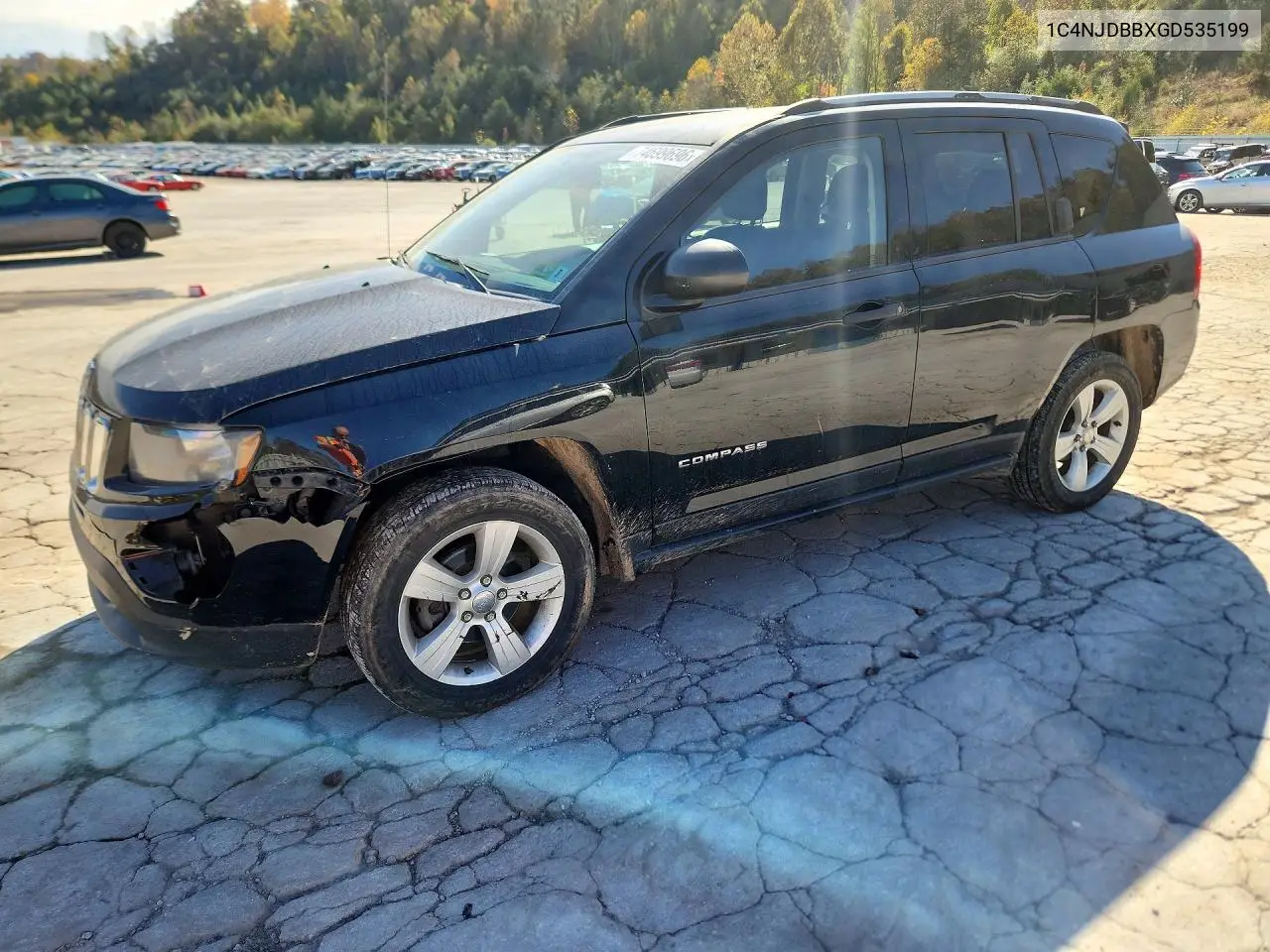 JEEP COMPASS 2016, VIN 1C4NJDBBXGD535199