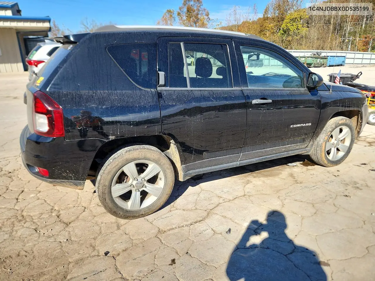 2016 JEEP COMPASS VIN 1C4NJDBBXGD535199 — фото 3