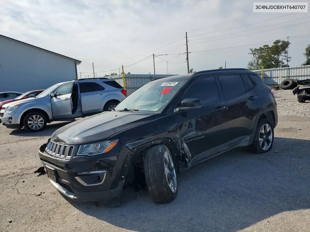 JEEP COMPASS 2017, VIN 3C4NJDCBXHT640707