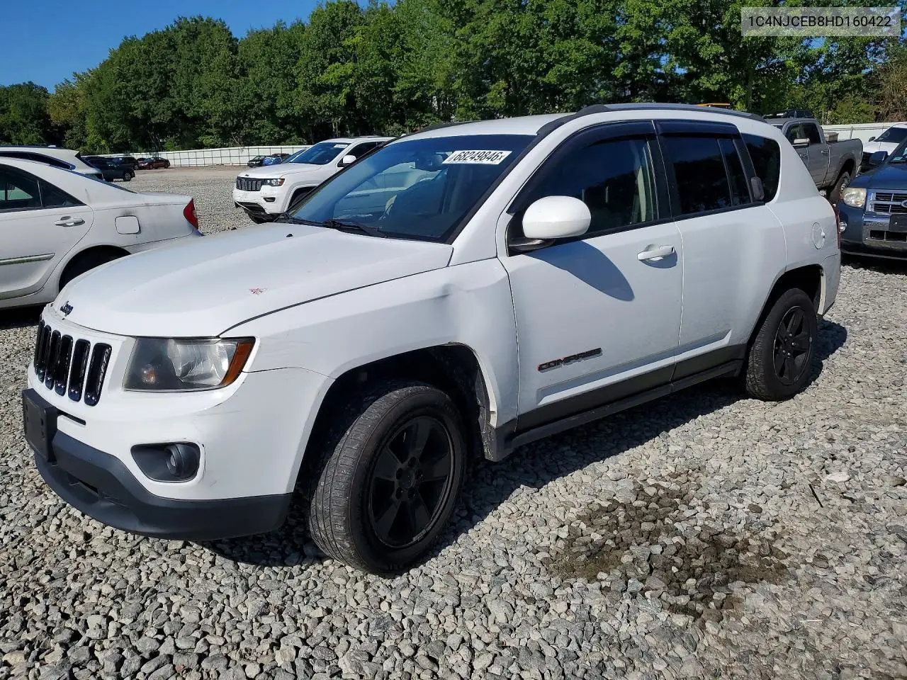 JEEP COMPASS 2017, VIN 1C4NJCEB8HD160422