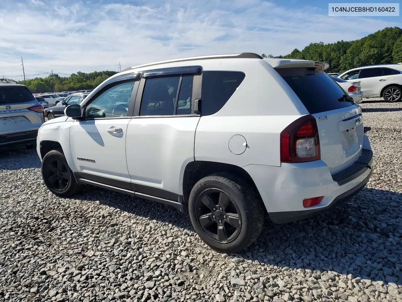 2017 JEEP COMPASS VIN 1C4NJCEB8HD160422 — фото 2