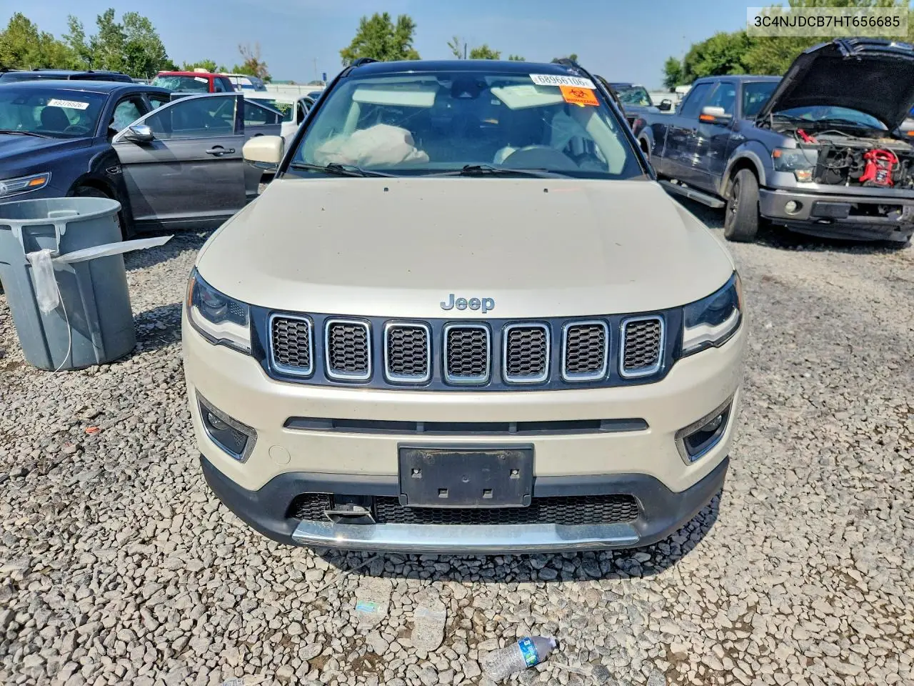 2017 JEEP COMPASS VIN 3C4NJDCB7HT656685 — фото 5