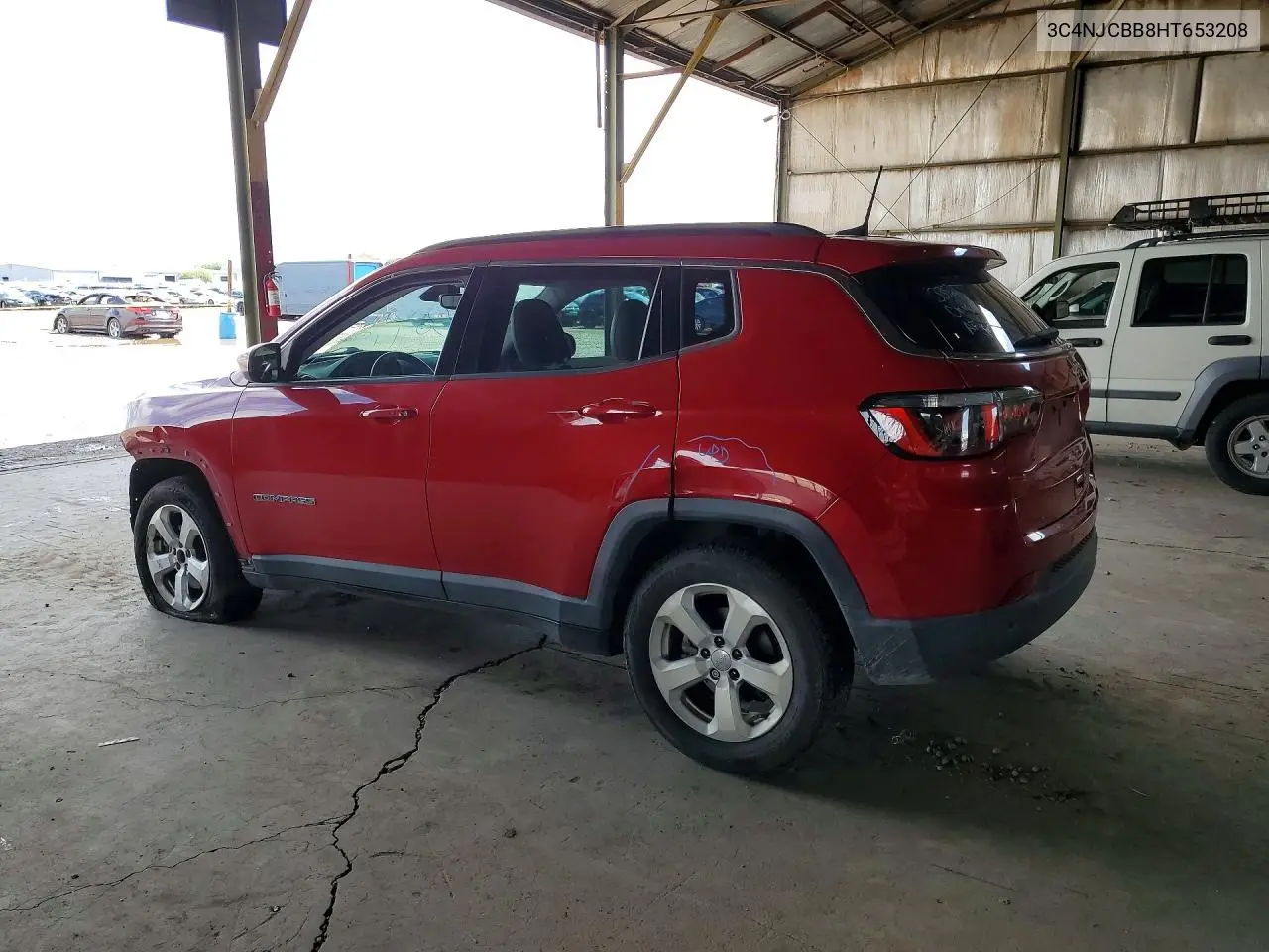 2017 JEEP COMPASS VIN 3C4NJCBB8HT653208 — фото 2