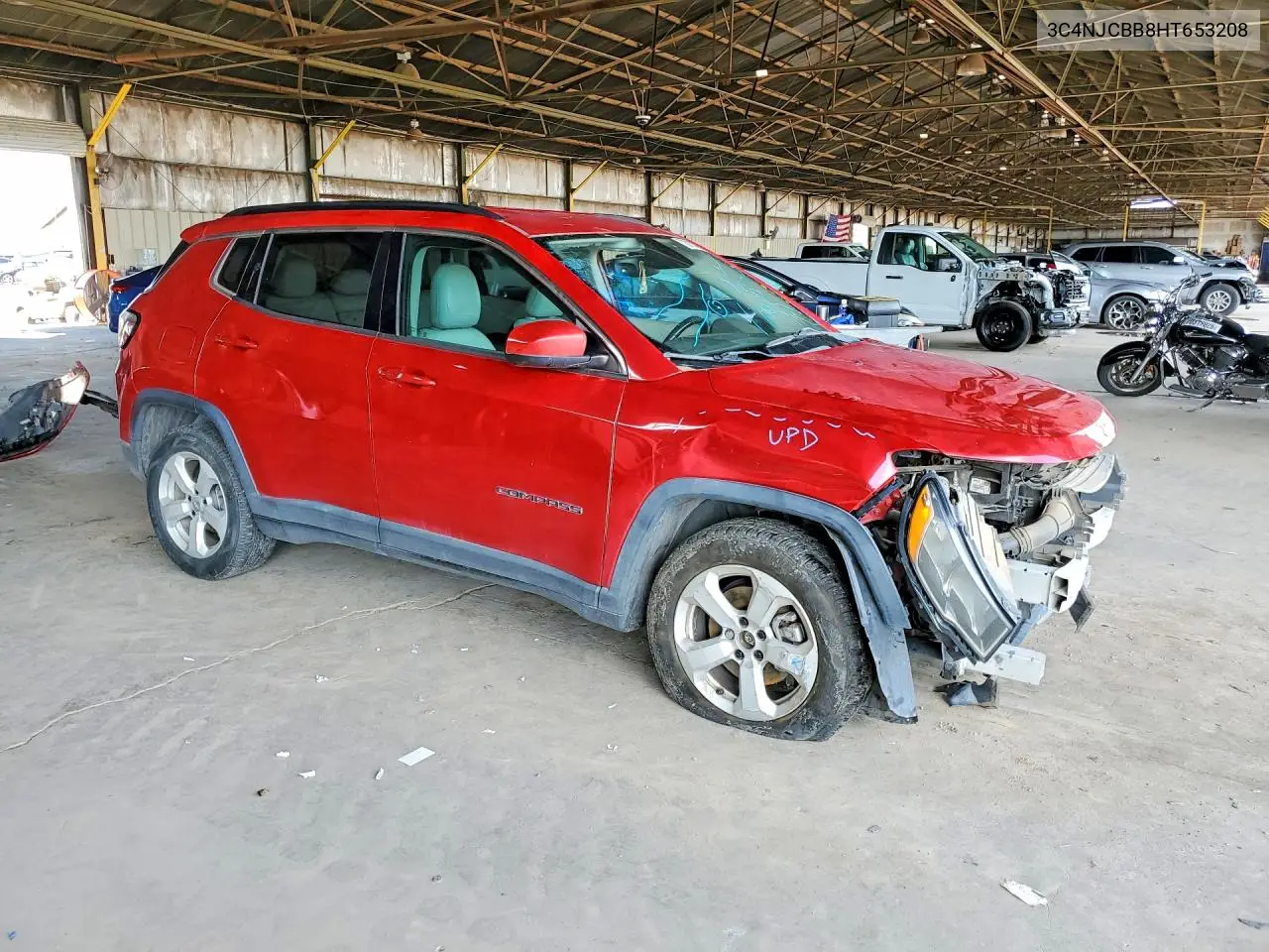 2017 JEEP COMPASS VIN 3C4NJCBB8HT653208 — фото 4