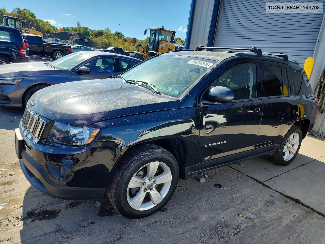 JEEP COMPASS 2017, VIN 1C4NJDBB4HD143708
