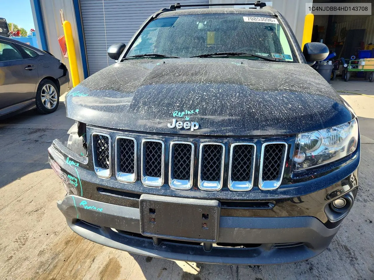 2017 JEEP COMPASS VIN 1C4NJDBB4HD143708 — фото 5
